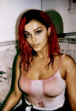 Bebe Rexha See Through Wet Shirt