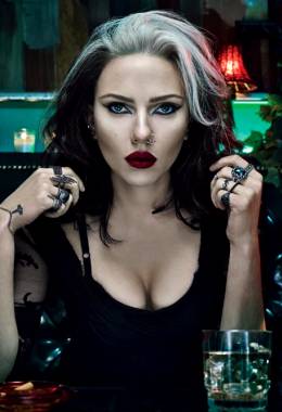 Goth Scarlett Johansson