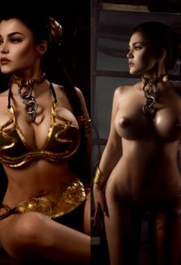 Slave Leia From Star Wars By Kalinka Fox