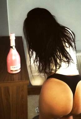 Whats Classier Than Champagne And Black Thong?