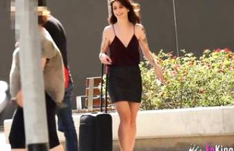 Petite Italian babe picks guys up in the street and bangs 'em for our cameras
