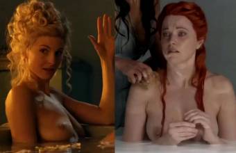 Viva Bianca And Lucy Lawless In Spartacus