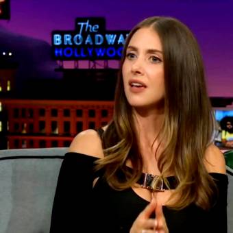 Alison Brie On Late Late Show