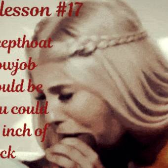 Daddy's lesson #17 Deep is better