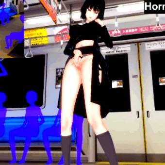 One Punch Man – Horny Fubuki masturbates in the train