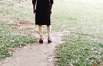 Indian Village Bhabhi Beautiful Black Dress Fuck Her Client