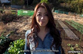 Maki Hojo – Farmer Girl Maki Hojo In Outdoor Farewell Gangbang