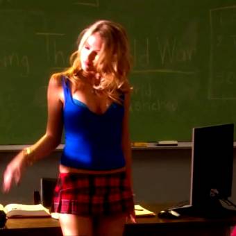 Ashley Benson Playing A Hot, Busty Cheerleader