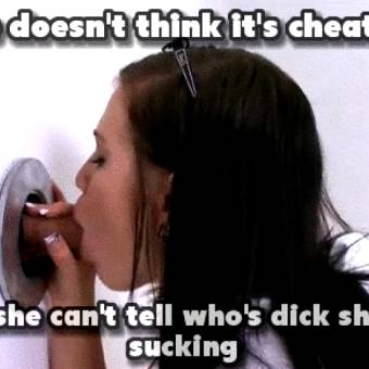 Gloryhole Blowjobs Are Not Cheating