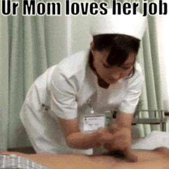 Mom helping you
